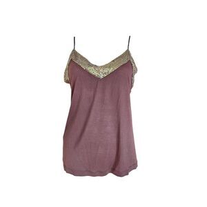 bcbg fairy embellished cami top